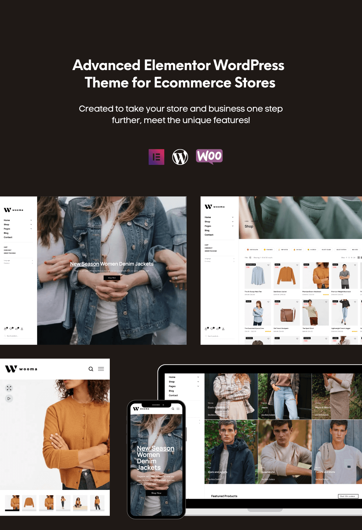Wooma - Best Rated Responsive Mobile WooCommerce Theme