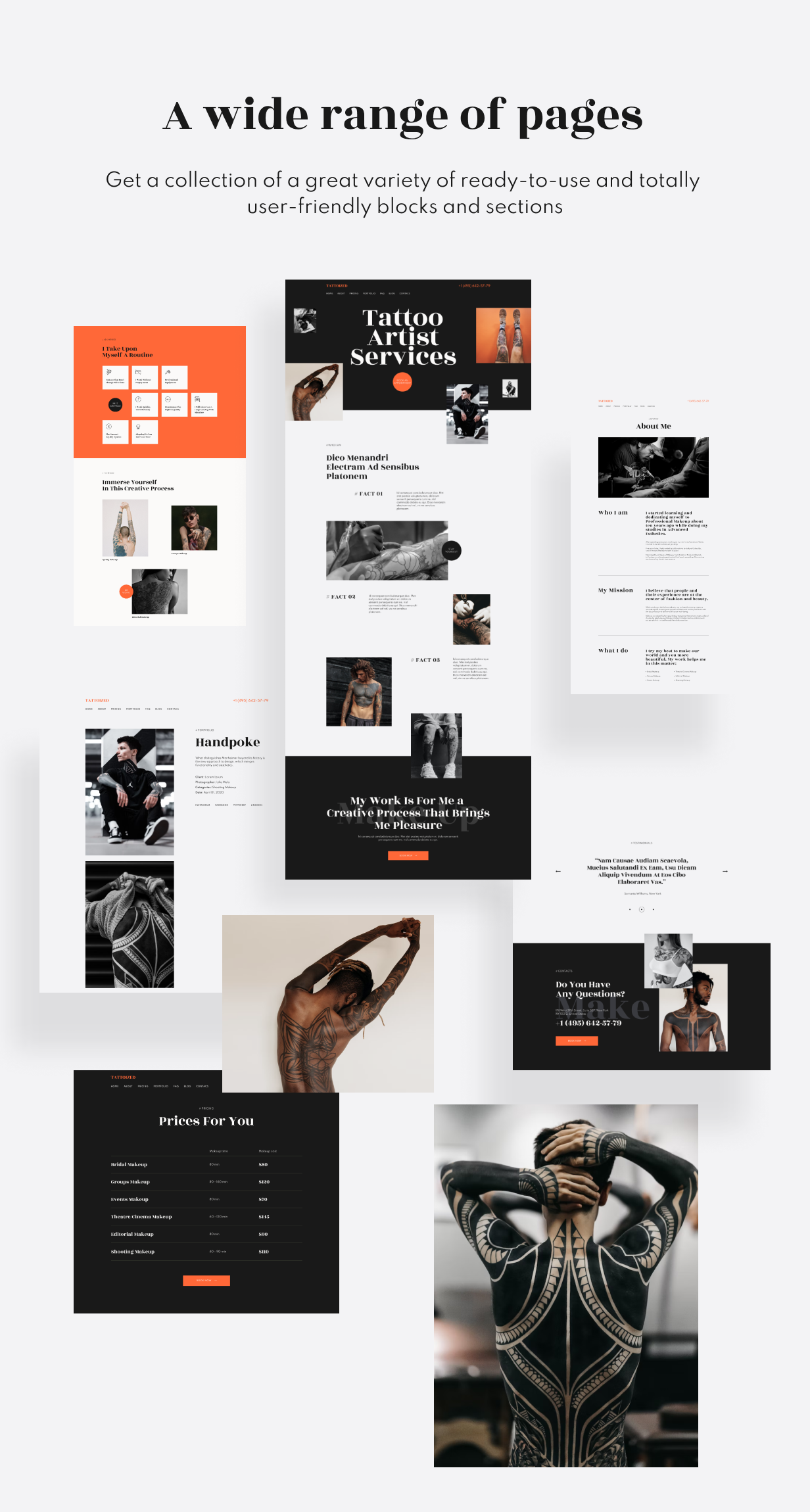 Tattoized – Tattoo Salon WordPress Theme