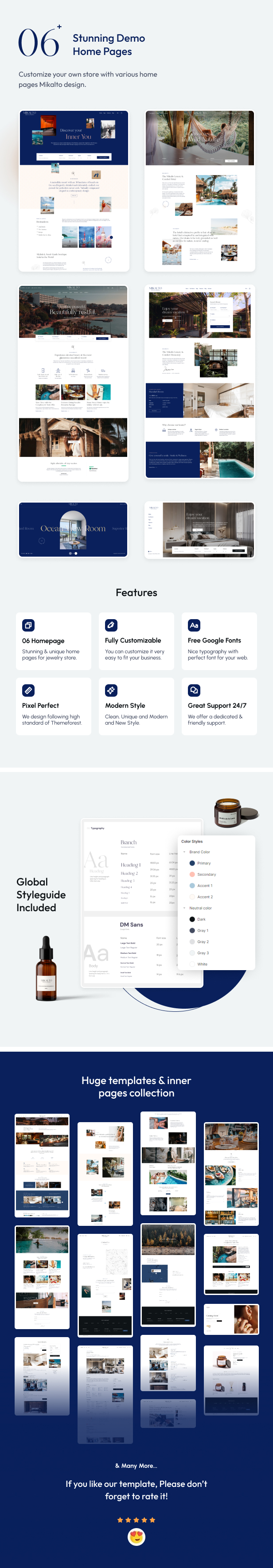 Mikalto - Hotel Booking Figma template - 1