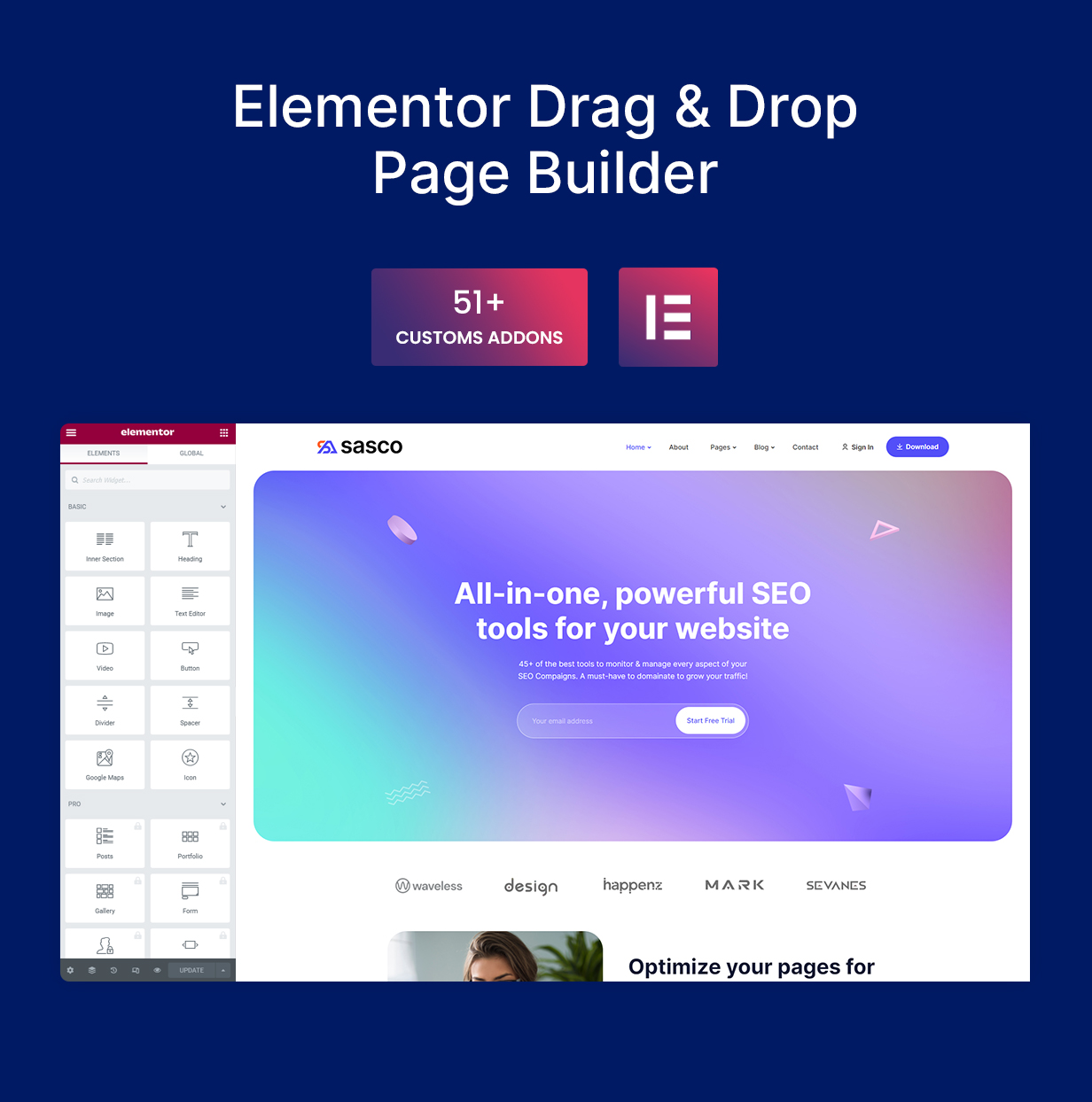 Sasco - SaaS Startup Multipurpose WordPress Theme