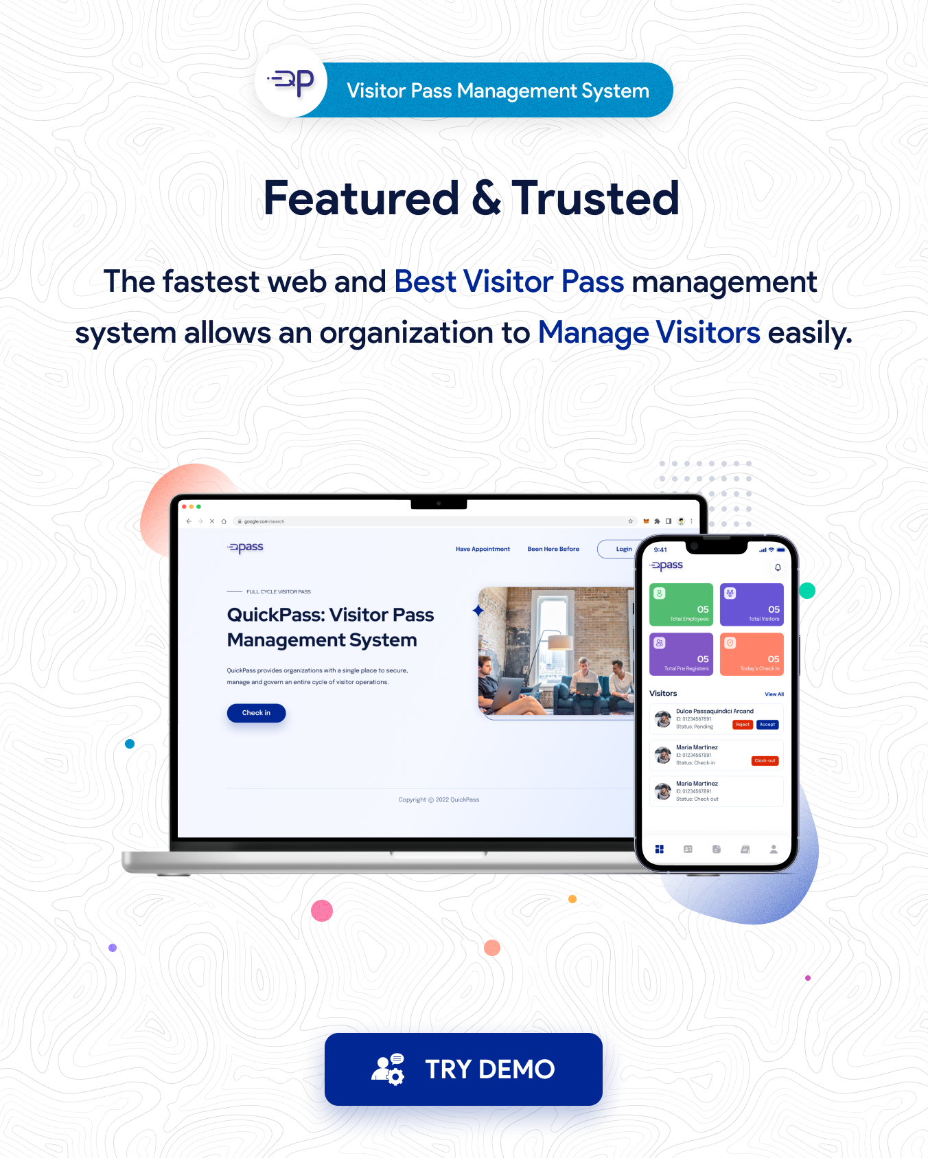 Visitor Pass Management System featured trusted