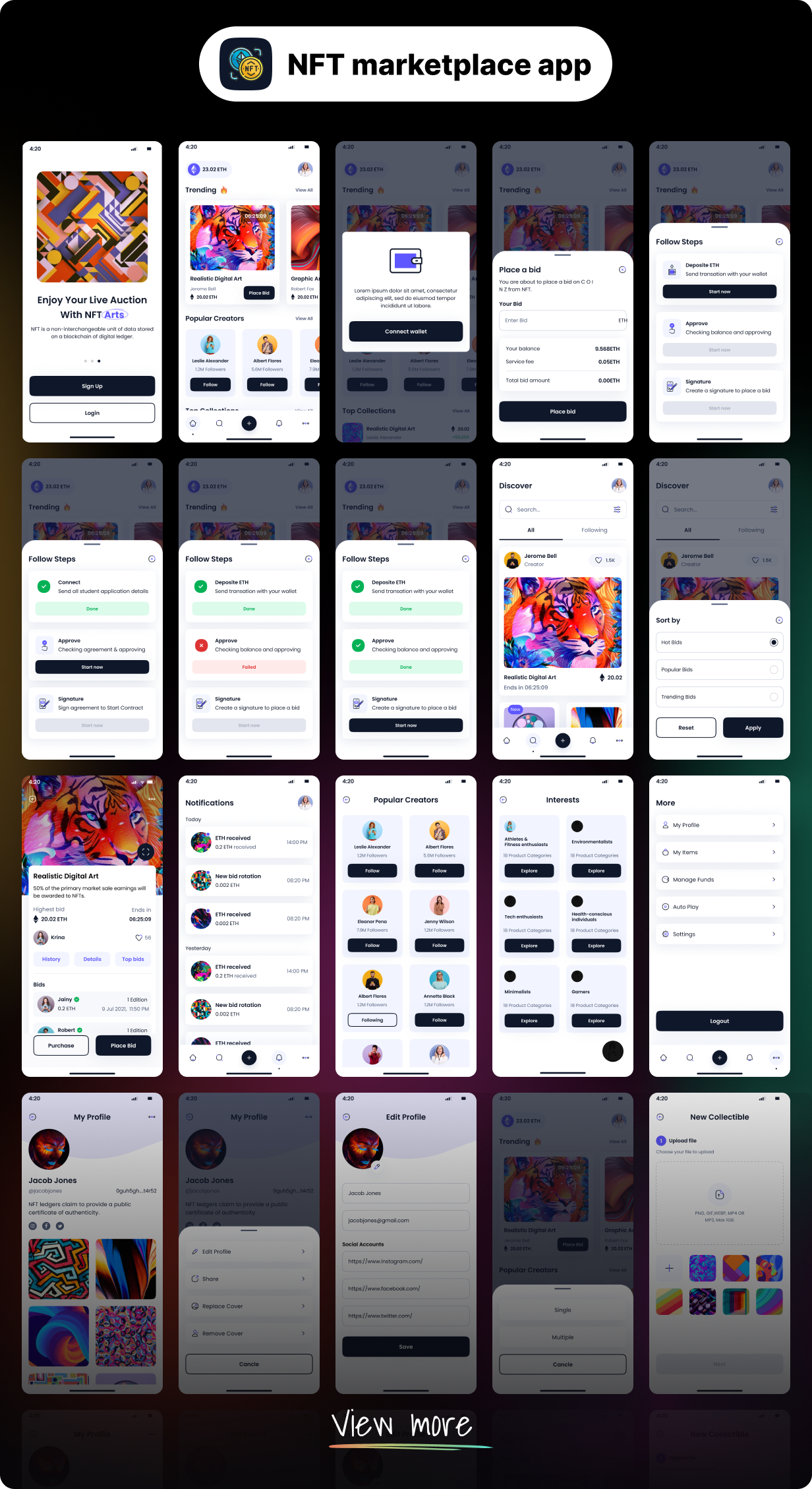 Flutter UI Bundle templates: Flutter UI Master Kit | The Premium App Bundle Edition - 7
