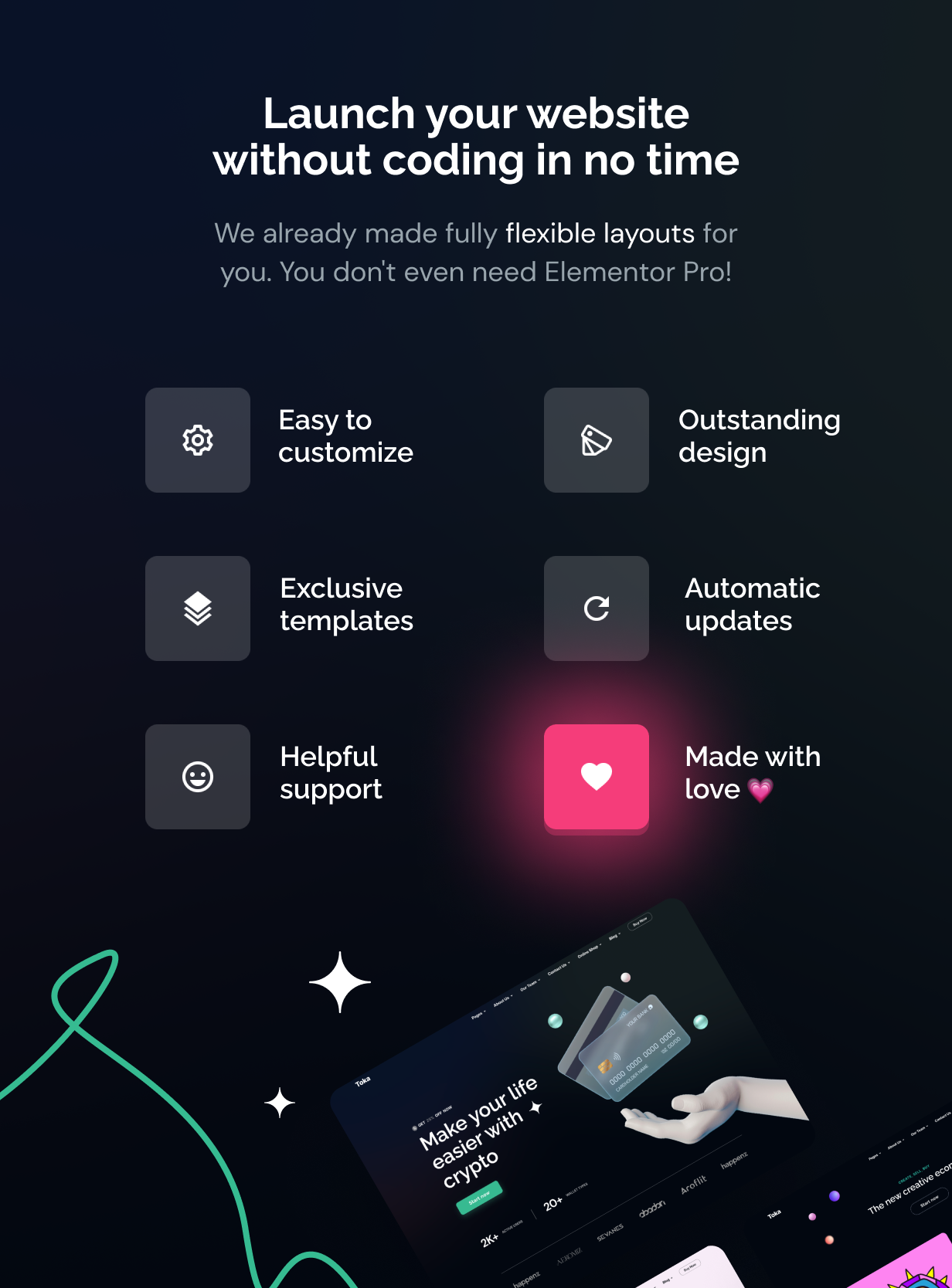 Toka - NFT & Crypto WordPress Theme 5