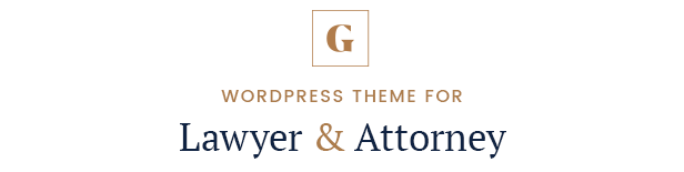 Goldenblatt - Lawyer & Attorney WordPress Theme - 2