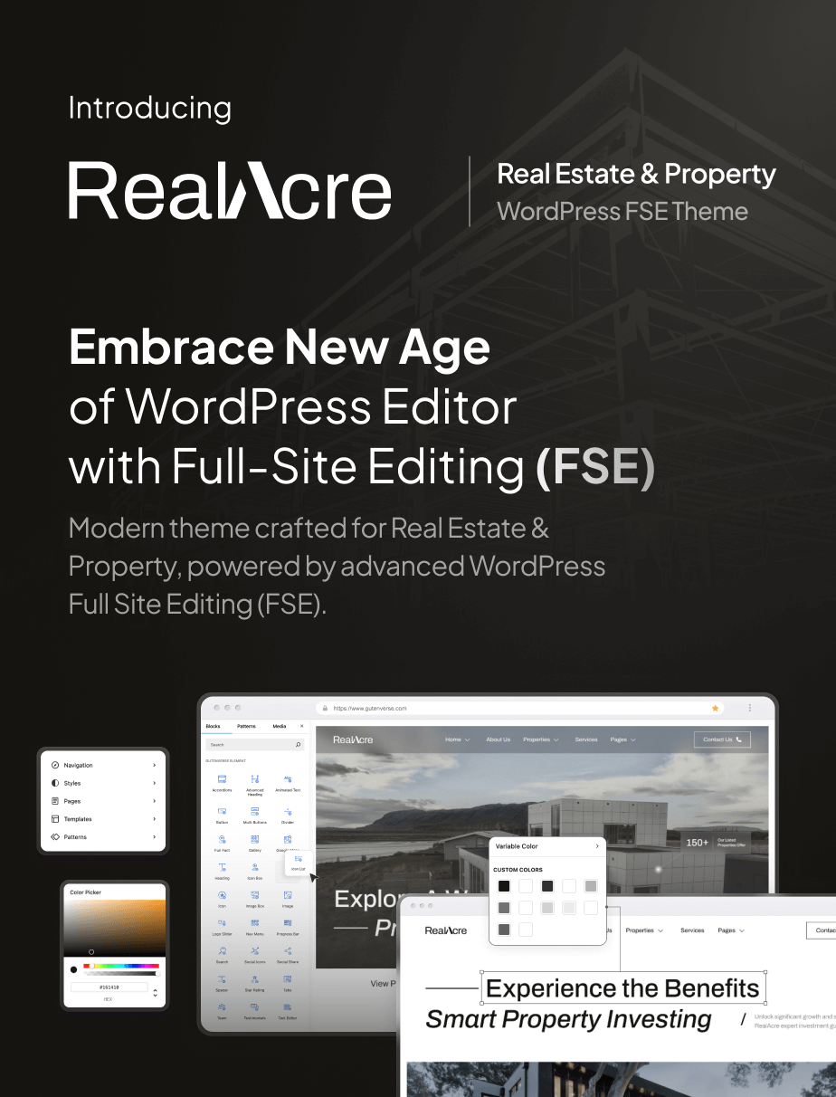 RealAcre – Real Estate & Porperty Full Site Editing WordPress Theme - 4
