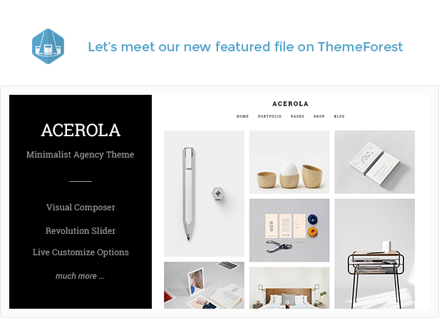 Acerola - Ultra Minimalist Agency Theme - Portfolio Creative