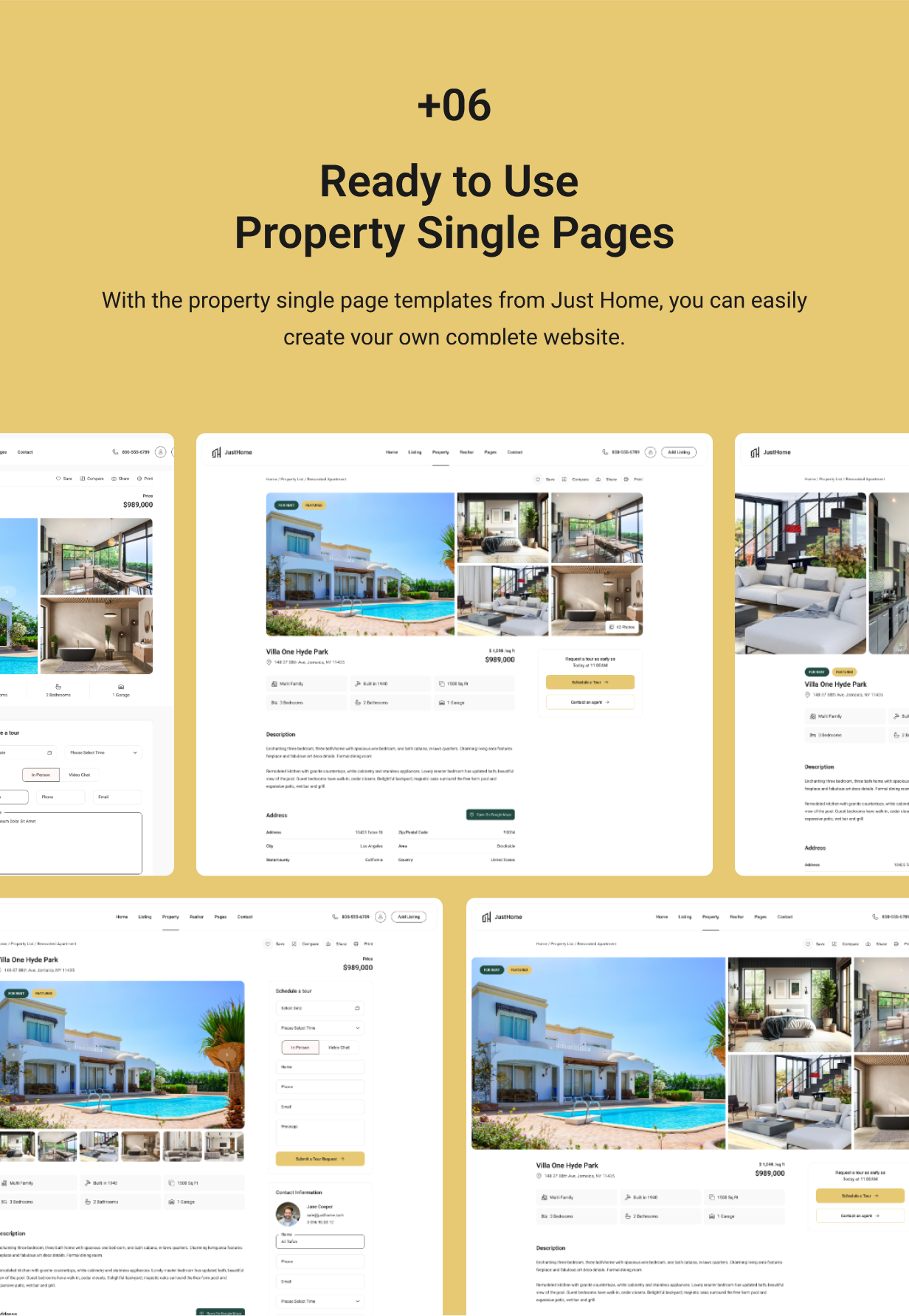 Justhome – Real Estate WordPress Theme - 7