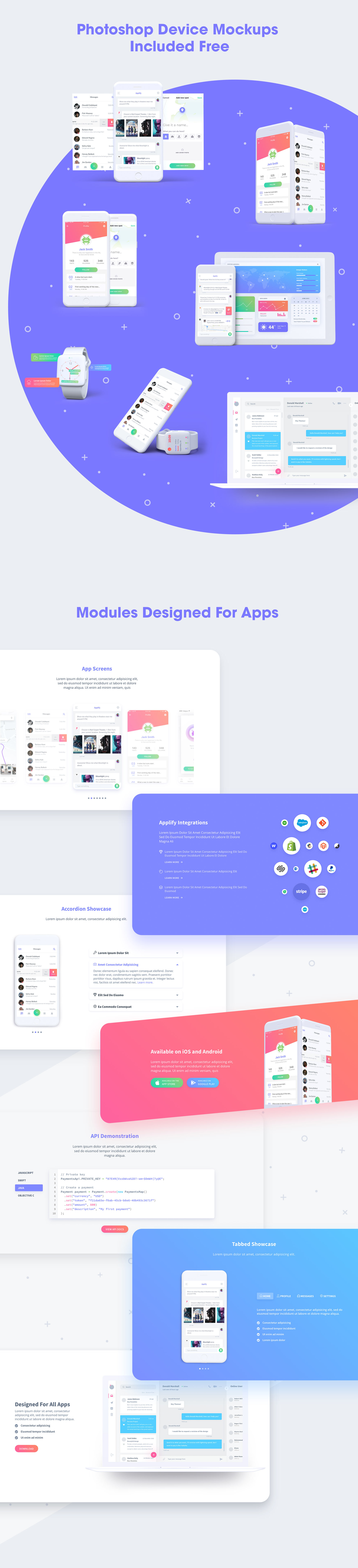 Applify - App Landing & Showcase HTML Template