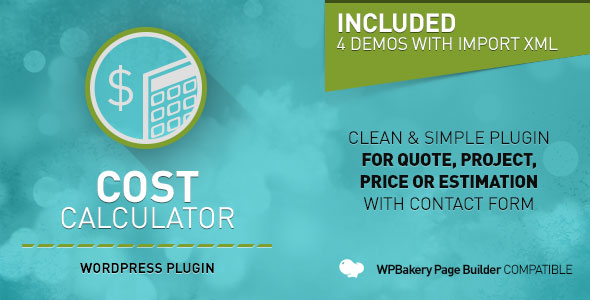 Cost Calculator - WordPress Plugin