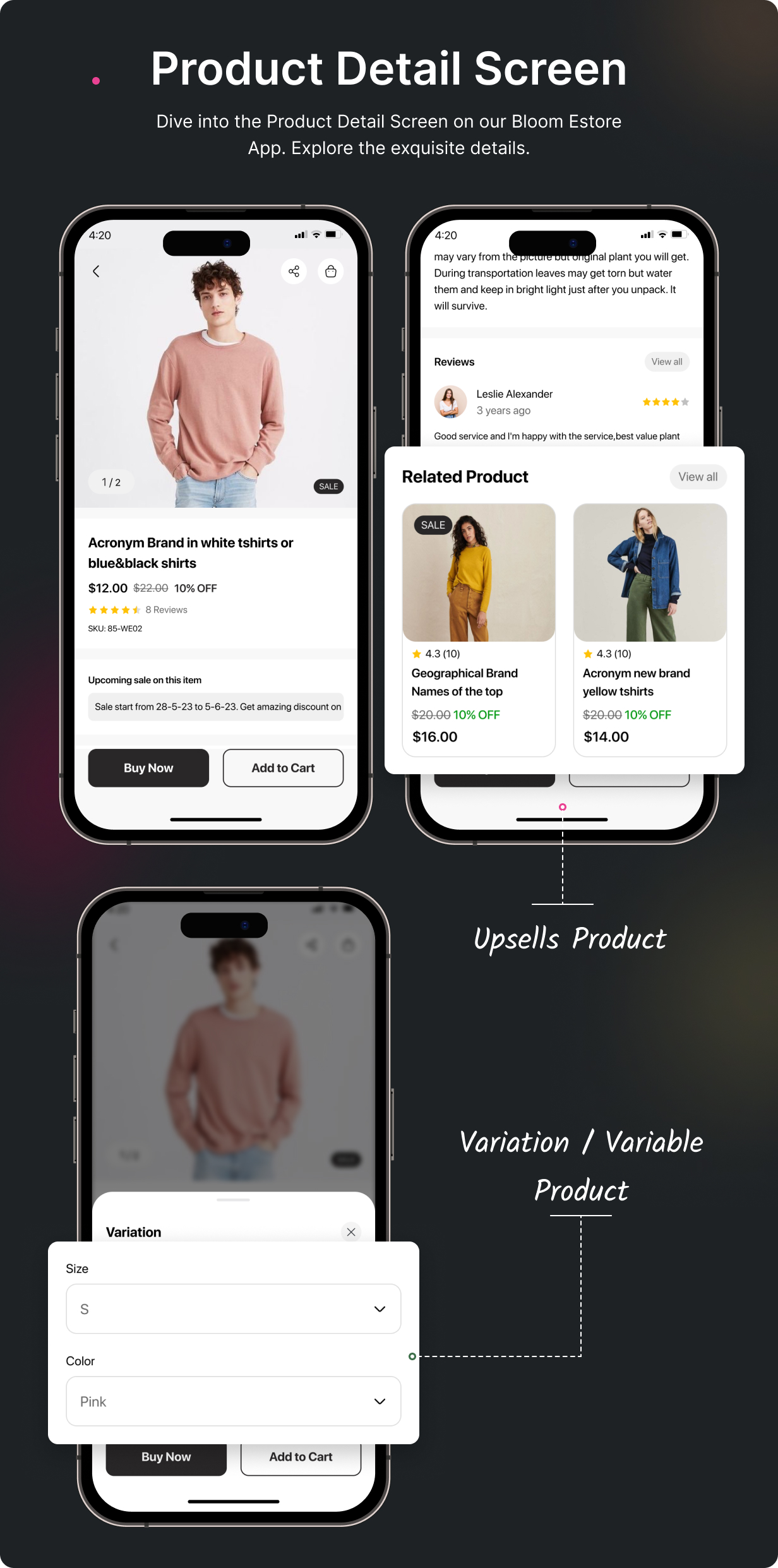 Bloom Store App - E-commerce Store app in Flutter 3.x (Android, iOS) with WooCommerce Full App - 10