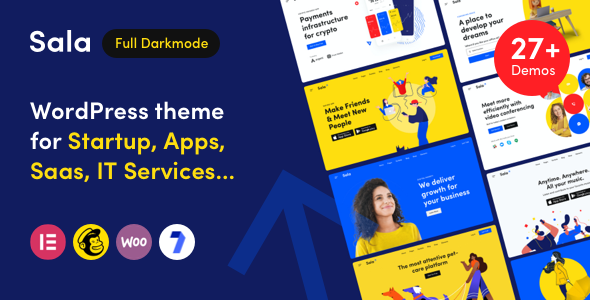 Sala Startup & SaaS WordPress Theme