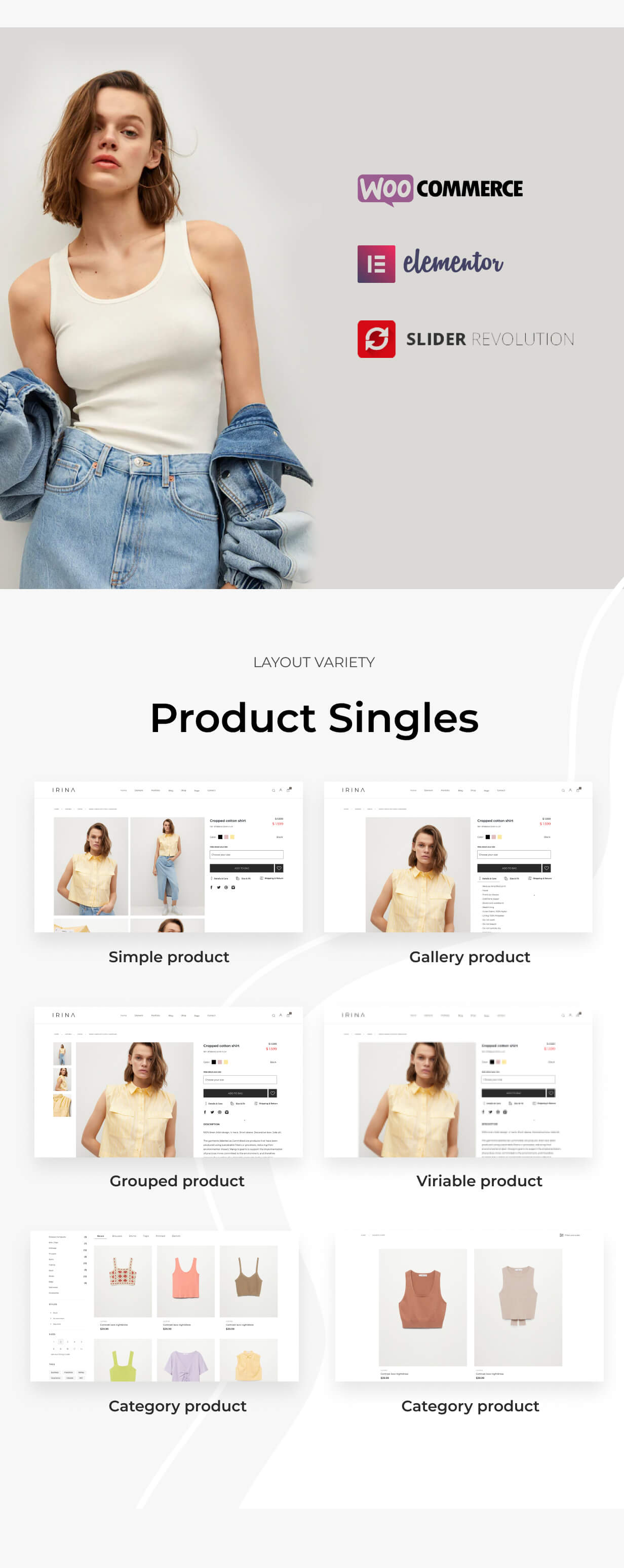 IRINA - Elementor WooCommerce Theme - 2