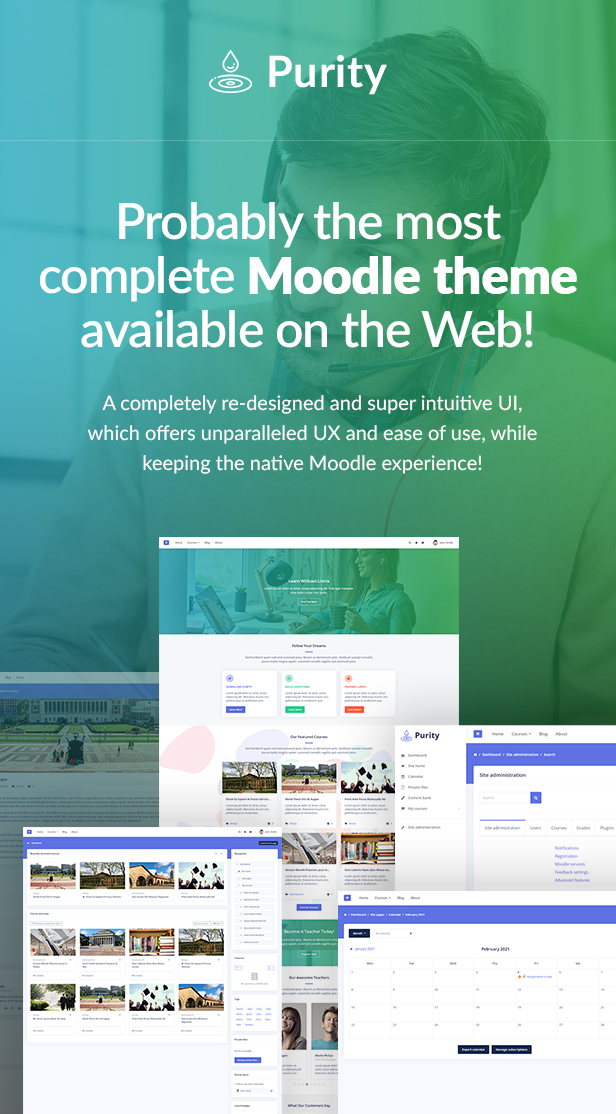Premium　Theme　ThemeForest　by　joomfx　Purity　Moodle