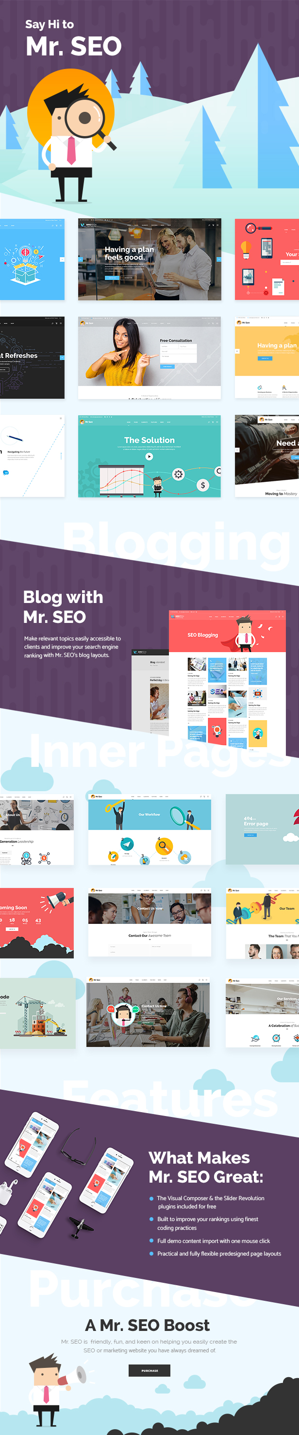 Mr. SEO - Social Media Marketing Agency Theme - 1