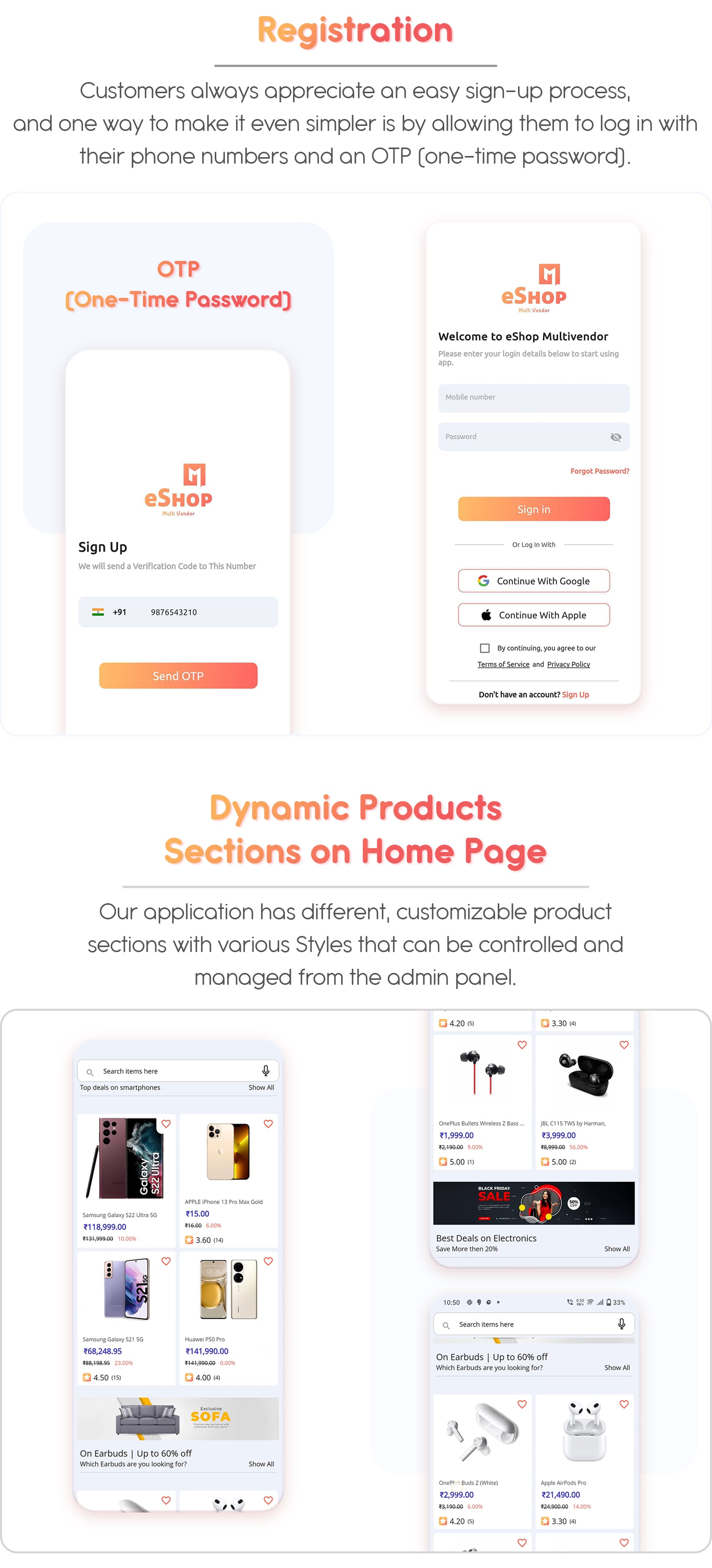 eShop - Multi Vendor eCommerce App & eCommerce Vendor Marketplace Flutter App - 25