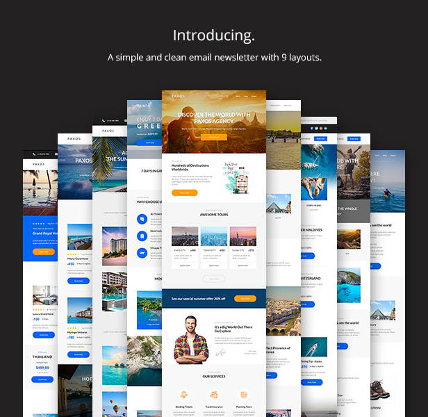 email template for travel agency