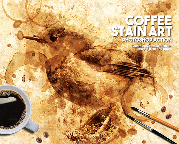 coffee stain art