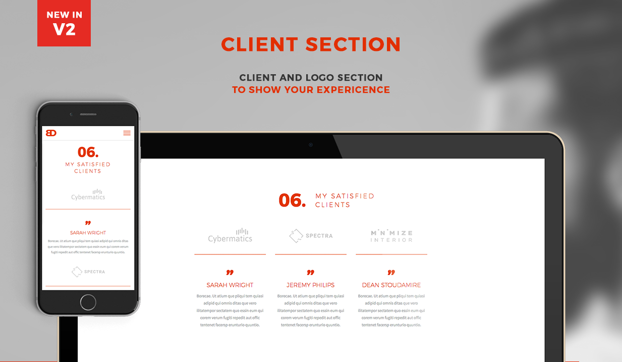 BlakeD - Portfolio & Resume Template - 10