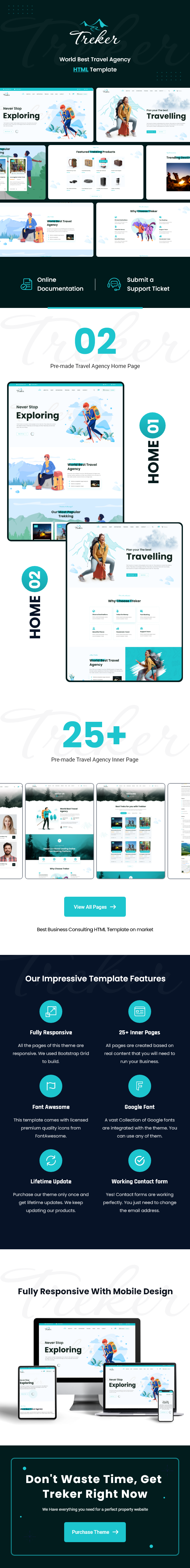 Treker HTML Template