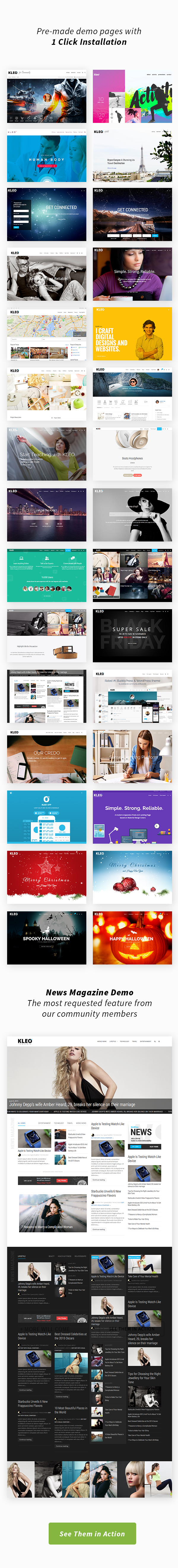 KLEO - Pro Community Focused, Multi-Purpose BuddyPress Theme - 3