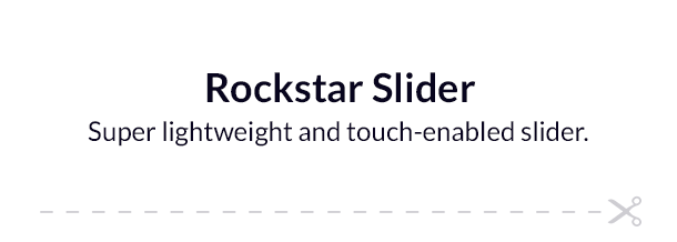 Rockstar Slider - jQuery Touch Slider/Gallery - 1