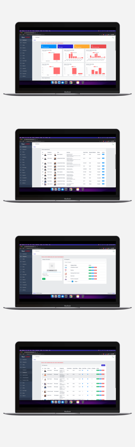 Flutter Handy service - On-Demand Home Services & Shopping Android+iOS+Website Full Solution Laravel - 12