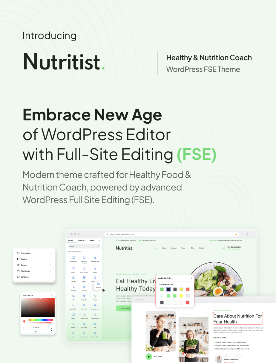 Nutritist – Healthy Food & Nutrition Coach FSE WordPress Theme - 3