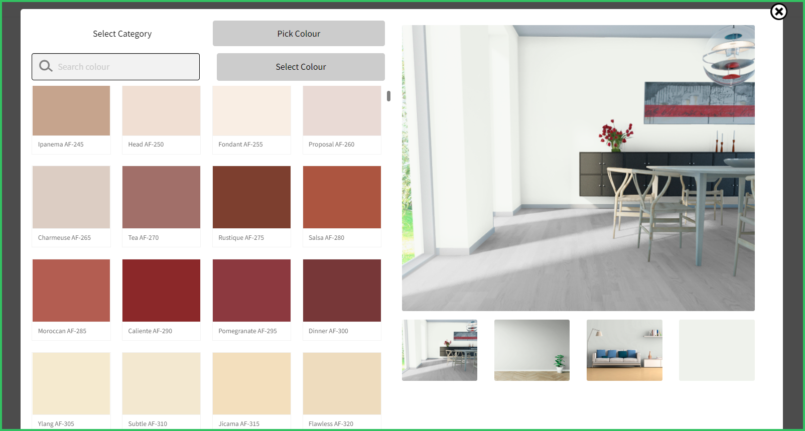 Custom Paint Color Swatches for WooCommerce