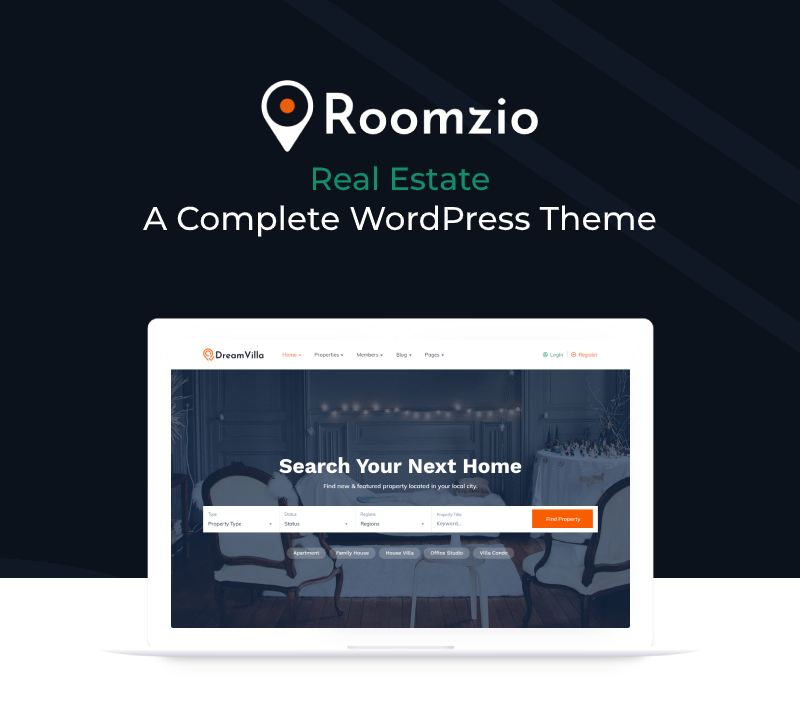 Roomzio - Real Estate WordPress Theme - 4