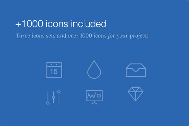 +1000 Icons Included