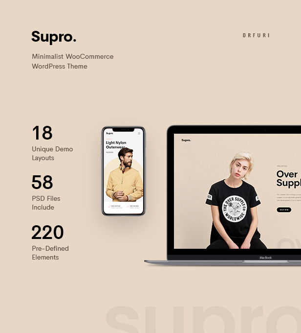 Supro - Minimalist AJAX WooCommerce WordPress Theme - 7