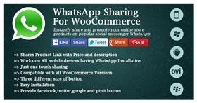 WhatsApp Sharing For WooCommerce 