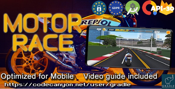 Motor Race (Admob + GDPR + Android Studio) - CodeCanyon Item for Sale