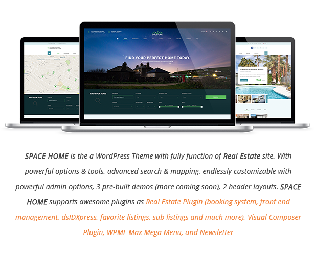 Space Home - Real Estate WordPress Theme - 3