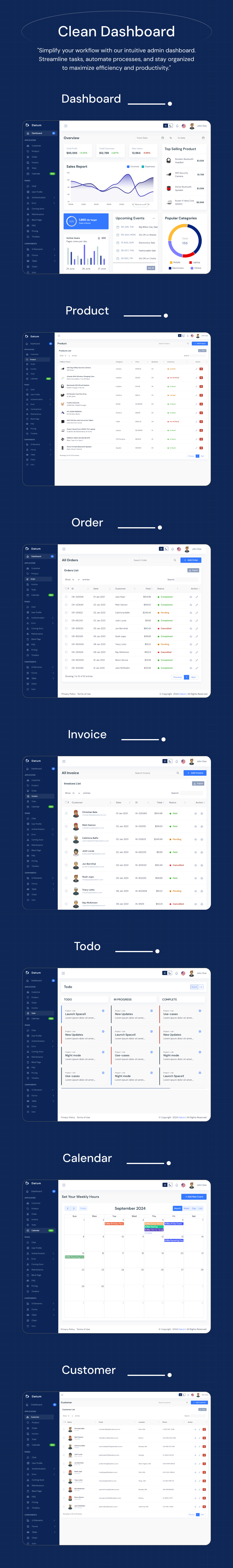 CRM Bootstrap Admin Dashboard | Datum | Iqonic Design