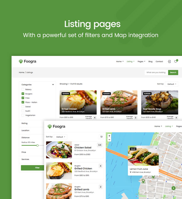 Foogra - Restaurants Directory & Listings WordPress Theme - 6