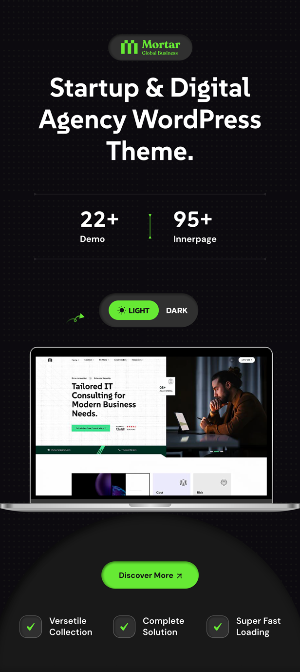 Mortar - Startup Digital Agency WordPress Theme - 2