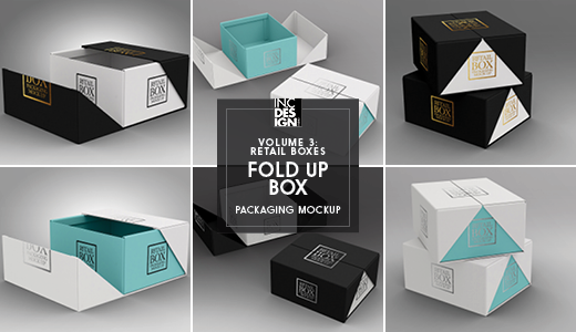 Download Retail Boxes Vol.3: Fold Up Box Packaging Mock Ups by ...