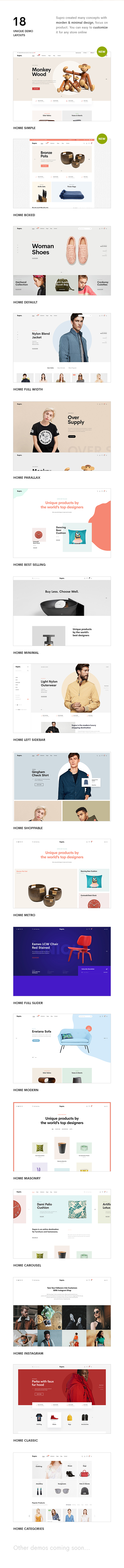 Supro - Minimalist AJAX WooCommerce WordPress Theme - 8