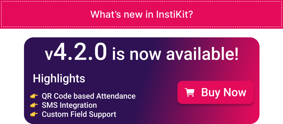 InstiKit New Release