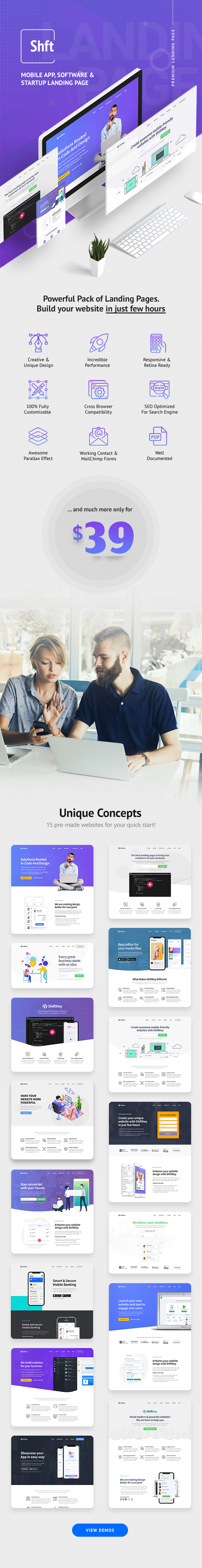 Shiftkey - Corporate Digital SEO Marketing Landing Pages WordPress Theme - 3