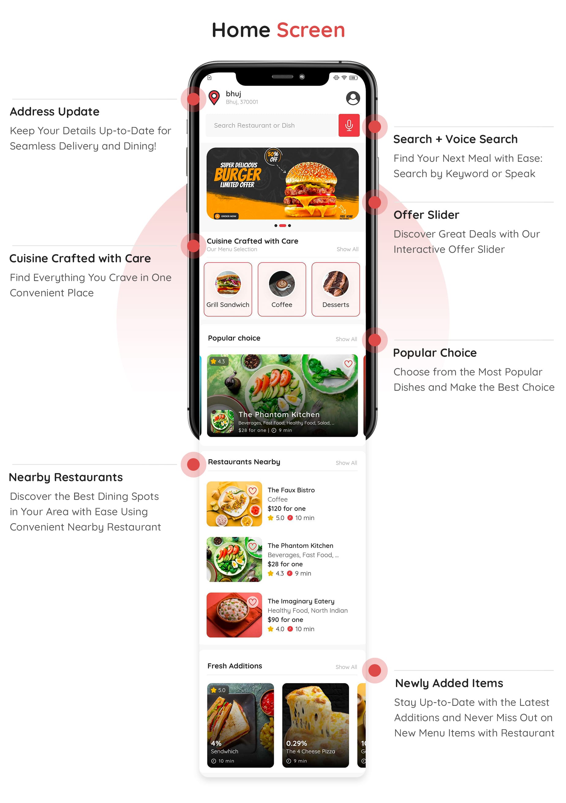 eRestro - Multi Restaurant Flutter App | Food Ordering App with Admin Panel & Restaurant Panel - 18