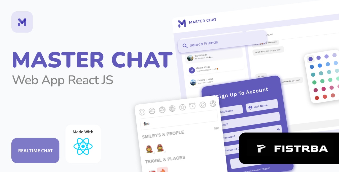 Master Chat | React JS Web App - 1