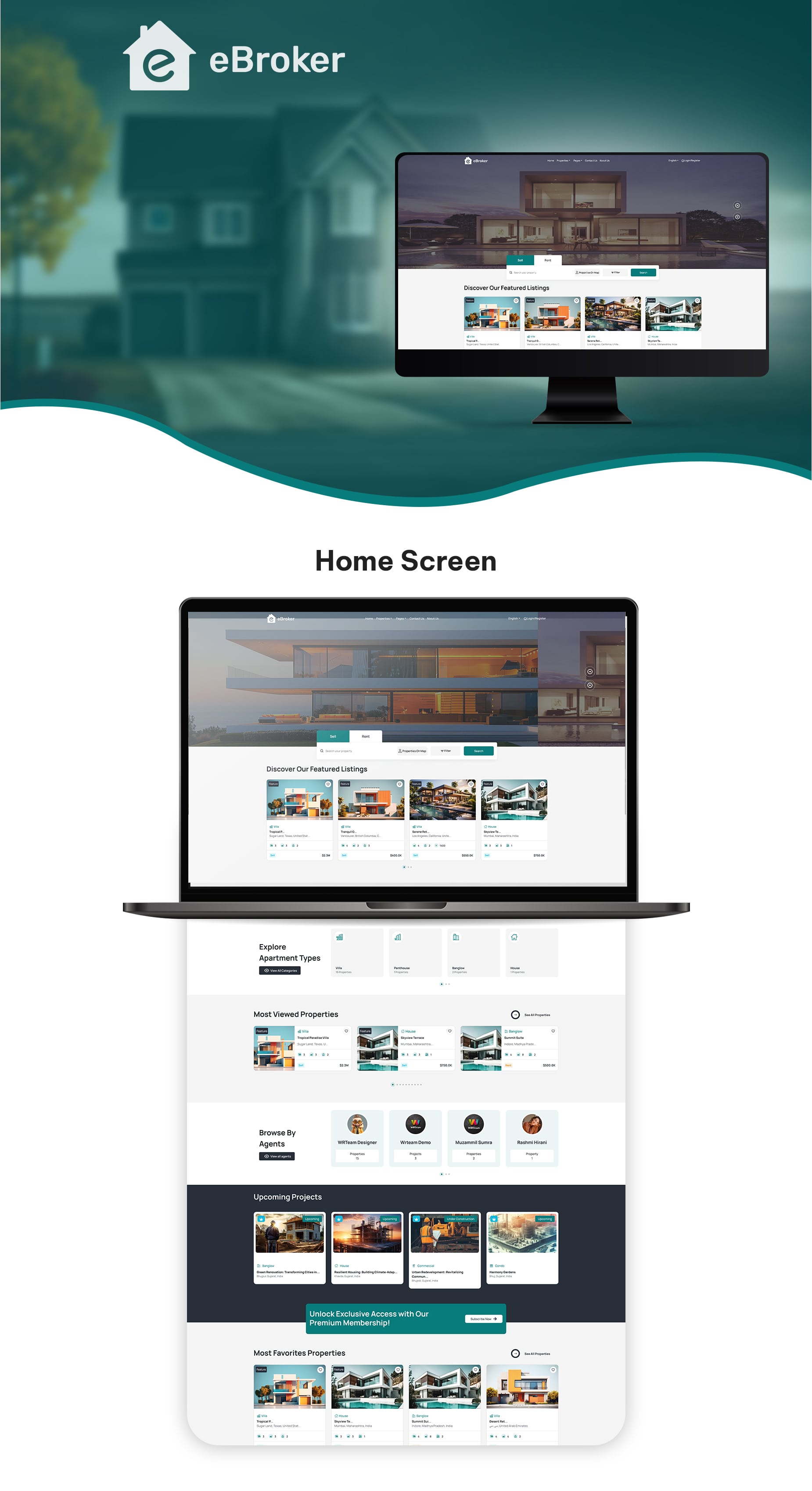 eBroker - Real Estate Property Buy-Rent-Sell Flutter app with Laravel Admin Panel | Web Version - 23