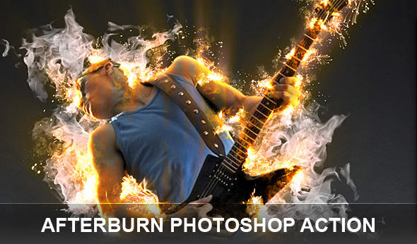 Afterburn Photoshop actions