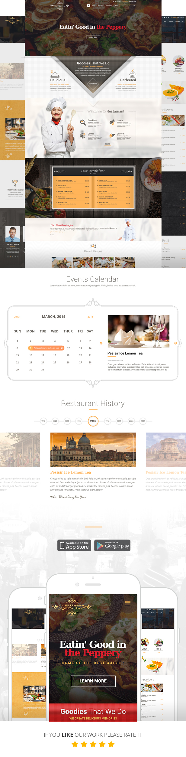 3002 - Restaurant PSD Template - 1