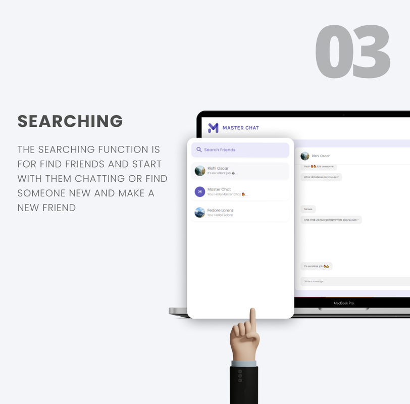 Master Chat | React JS Web App - 8