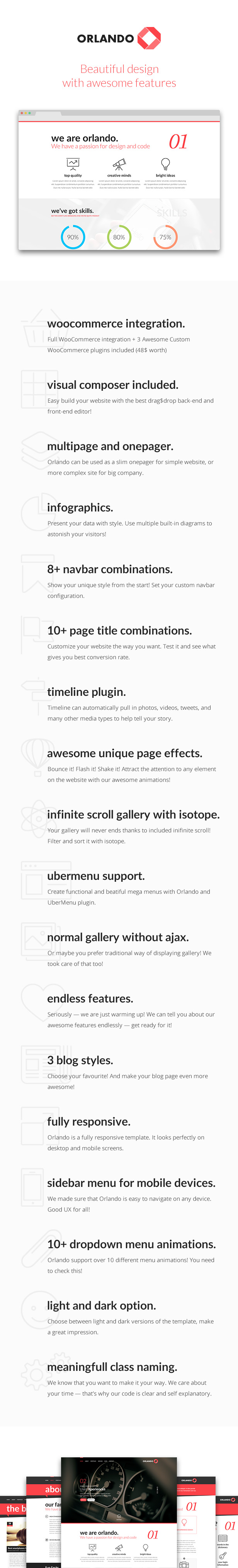 Orlando - Creative Infographics WordPress Theme - 10