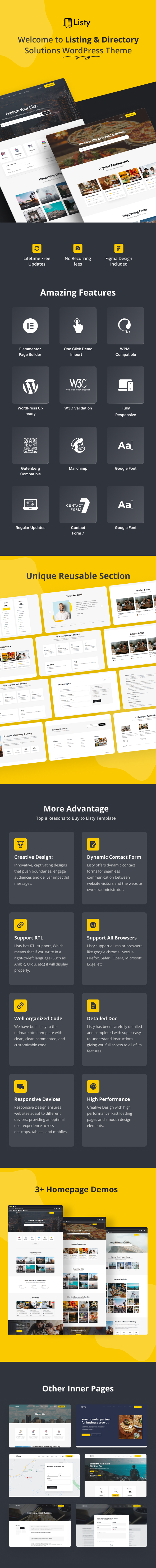 Listy - Listing & Directory Solutions WordPress Theme