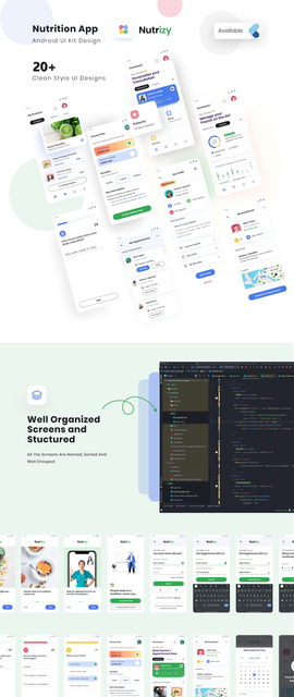Nutrizy | Premium Health Consultation Flutter Template UI Kit